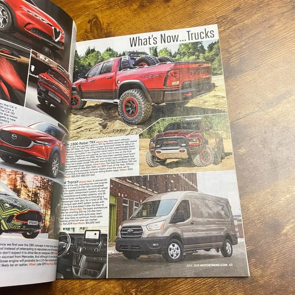 MOTOR TREND MAGAZINE-------JULY 2019